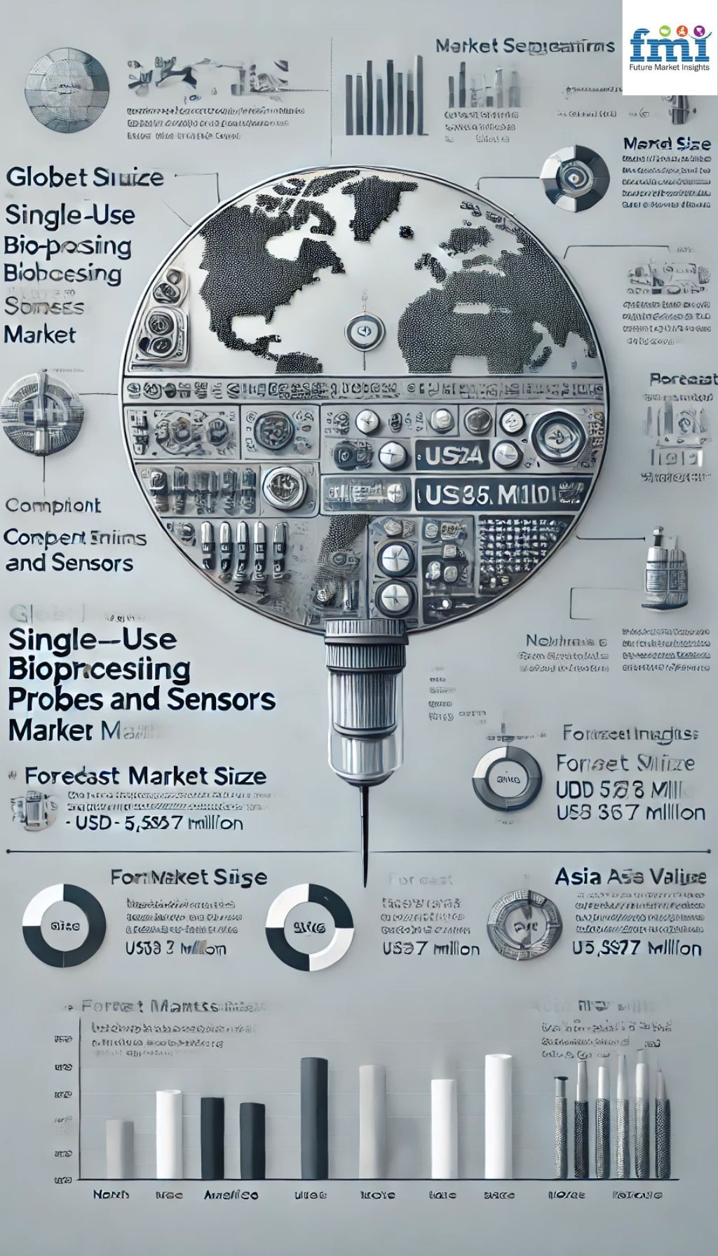 Single-use Bioprocessing Probes and Sensors Market 