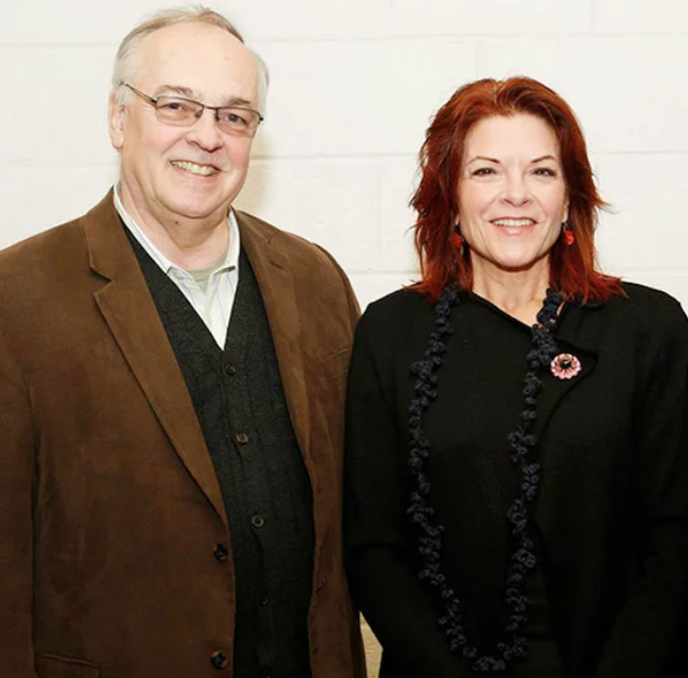 Pictured at the very first of 7,500 MusicianFest performance at the launch in 2014, is MPTF Trustee, Dan Beck and Grammy Award winning recording artist Rosanne Cash, who attended to bring attention to the program.