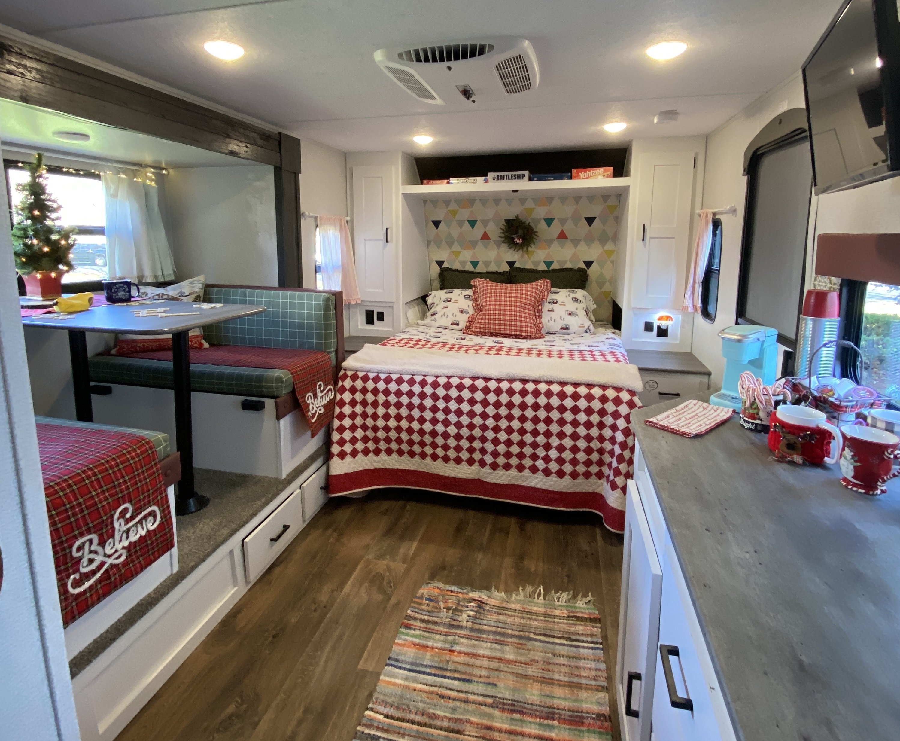 Using an RV as a holiday guest house