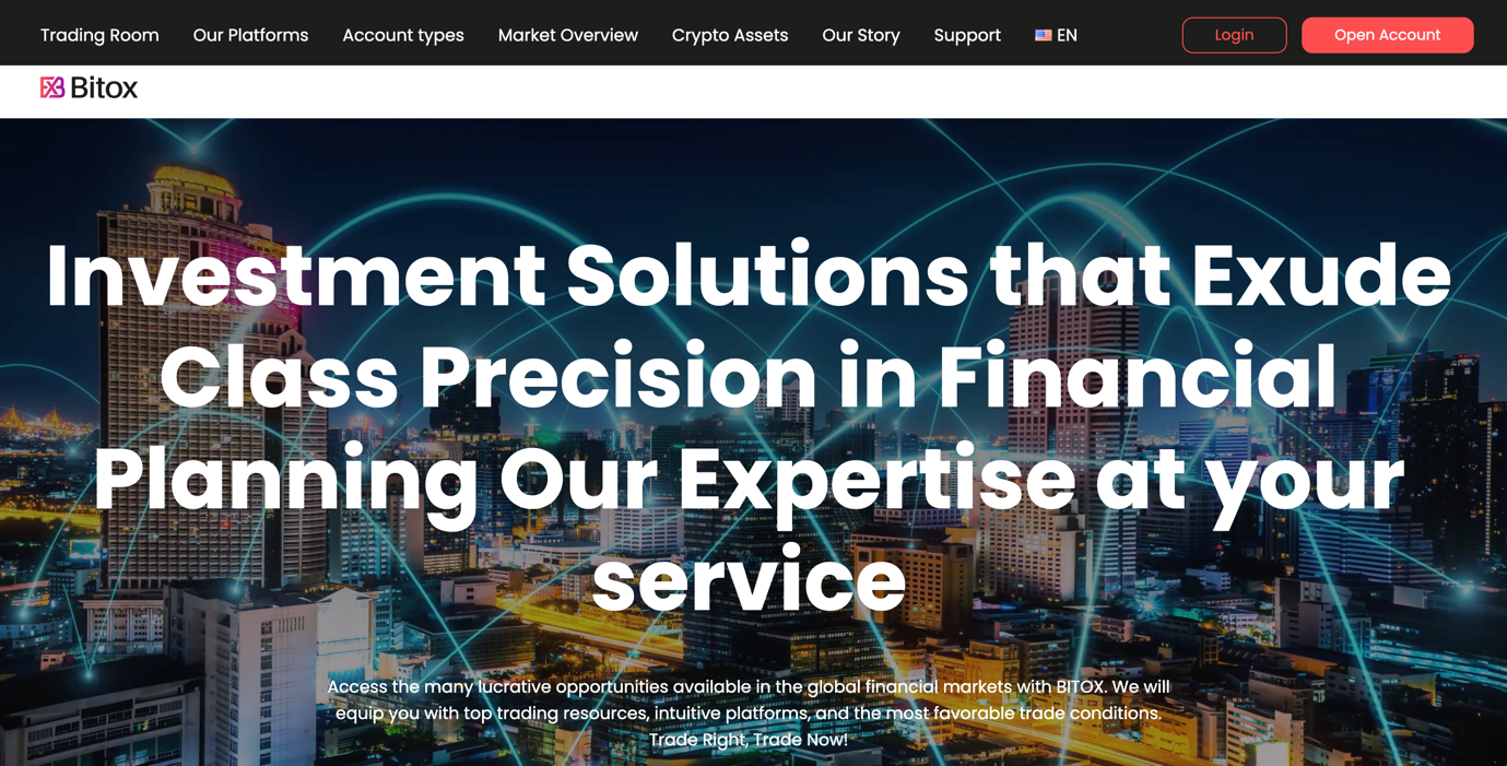 Bitox.co Reaches Global User Satisfaction in the Finance Industry