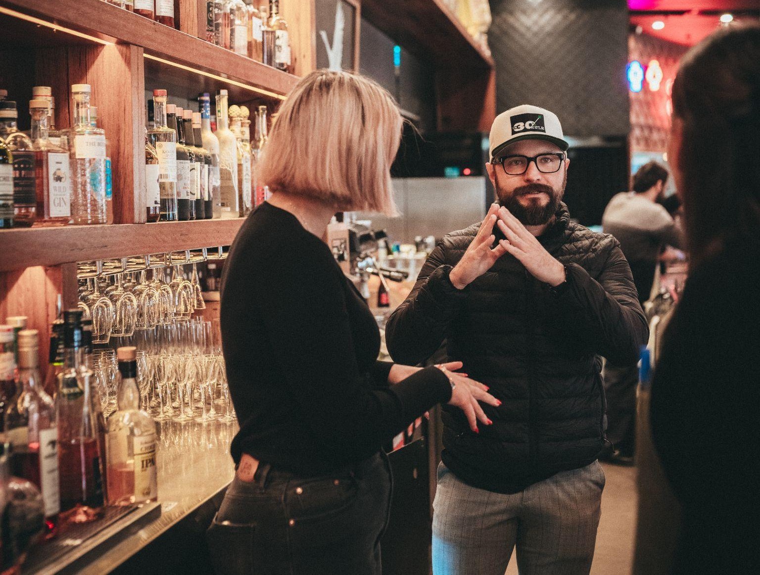 The 30% Rule in action: Preston Lee is mentoring a manager and a server at the high-end restaurant AKIBA.