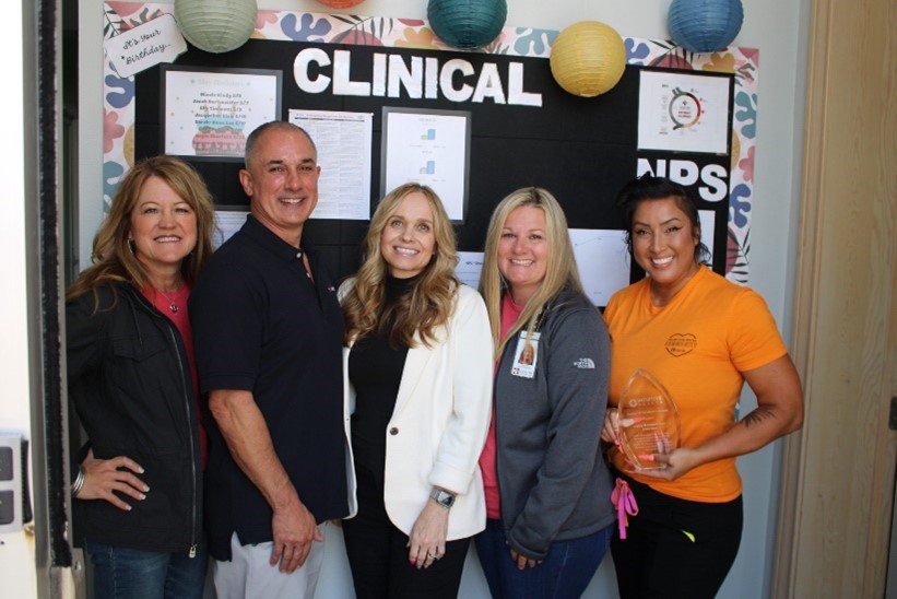 Sandy Richardson, regional director of business operations; Access; Jay Woody, MD, FACEP, co-founder and chief medical officer; Pam Smallwood- HR operations and talent leader; Christina Whalen- VP of clinical operations and Zizzie Crain - director of patient access