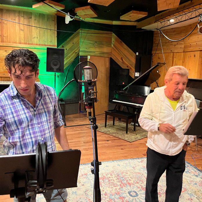 Frankie Avalon Takes New Talent Tommy Cono Under His Wing in Studio Comeback After 45 Years