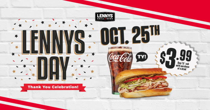 Lennys Day Thank You Celebration - October 25