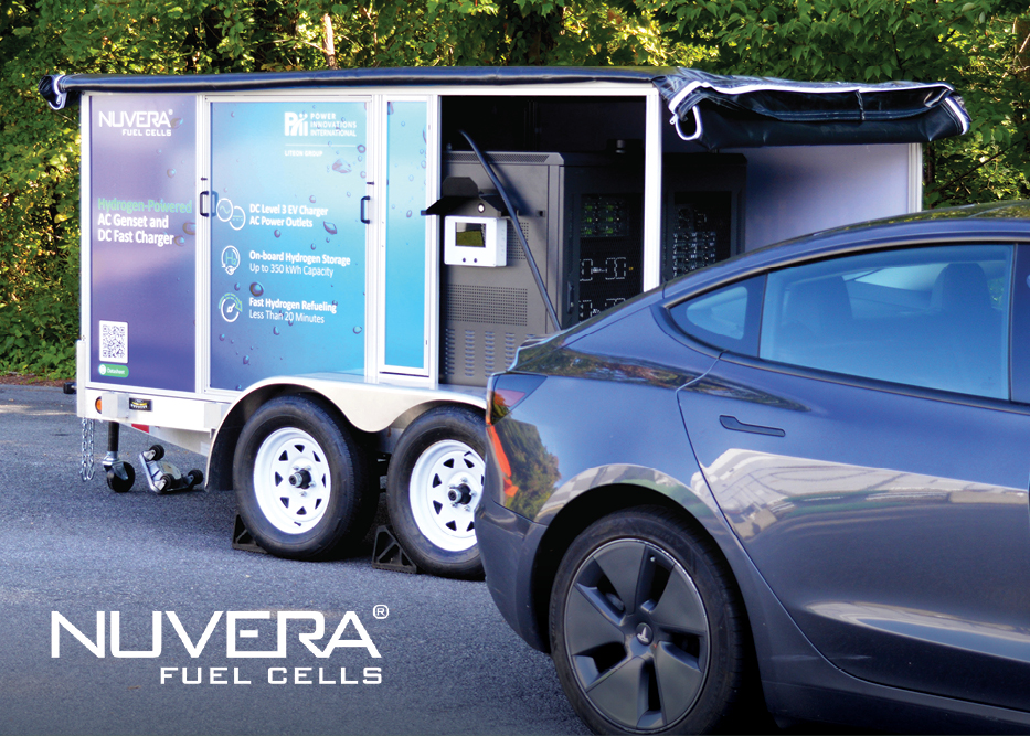 Nuvera Fuel Cells Unveils HydroCharge™: Hydrogen-Powered Genset and EV Fast Charger